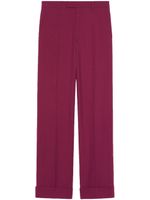 Gucci pantalon de costume en laine - Rouge