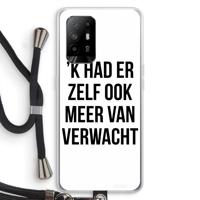 Meer verwacht: Oppo A95 5G Transparant Hoesje met koord - thumbnail