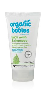 Organic babies baby wash & shampoo scent free