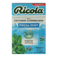 Fresh mint suikervrij doosje 50 Gram