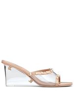 Valentino Garavani mules à ornements Rockstud - Tons neutres