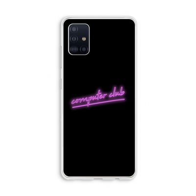 Vice Black: Galaxy A51 4G Transparant Hoesje