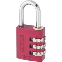 ABUS ABVS46615 Hangslot 31.5 mm Rood Cijferslot