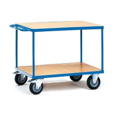 Fetra Hauptartikel 2400 Tafelwagen Staal Poedercoating Laadvermogen (max.): 400 kg Stralend blauw (RAL 5007)