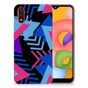 Samsung Galaxy A01 TPU Hoesje Funky Triangle