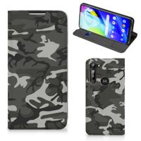 Motorola Moto G8 Power | Hoesje met Magneet | Army Light