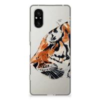 Smartphone hoesje Sony Xperia 5 V Watercolor Tiger