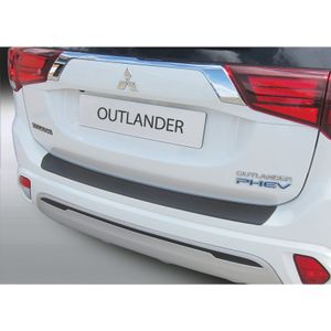 Bumper beschermer passend voor Mitsubishi Outlander PHEV 2015- Zwart GRRBP881