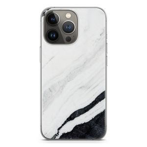 Elegante marmer: iPhone 13 Pro Transparant Hoesje