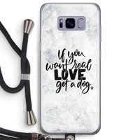 Partner in crime: Samsung Galaxy S8 Plus Transparant Hoesje met koord