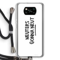 Neuters: Xiaomi Poco X3 NFC Transparant Hoesje met koord