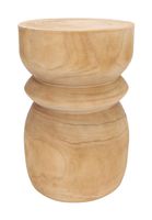 WOOOD Krukje 'Bikkel', kleur Naturel, Ø28cm