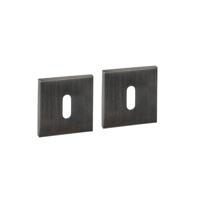 Intersteel Sleutelrozetten verdekt 53x53x6mm PVD Antraciet Intersteel Sleutelrozetten verdekt 53x53x6mm PVD Antraciet