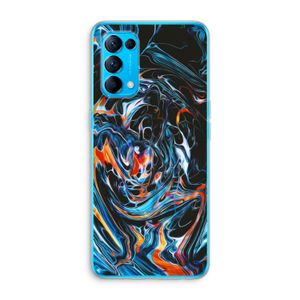 Black Unicorn: Oppo Find X3 Lite Transparant Hoesje