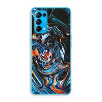 Black Unicorn: Oppo Find X3 Lite Transparant Hoesje