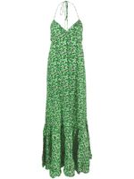 ROTATE BIRGER CHRISTENSEN robe longue à fleurs - Vert - thumbnail