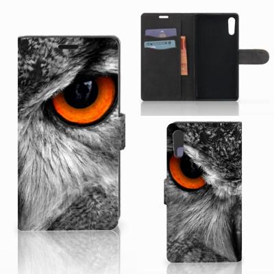 Sony Xperia XZ | Sony Xperia XZs | Telefoonhoesje | Met pasjeshouder | Uil
