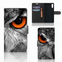 Sony Xperia XZ | Sony Xperia XZs | Telefoonhoesje | Met pasjeshouder | Uil