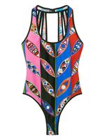 PUCCI maillot de bain à imprimé abstrait - Bleu - thumbnail