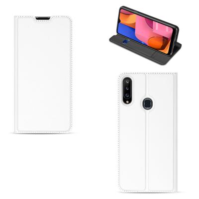 Samsung Galaxy A20s | Bookcase | Wit met Pasjehouder