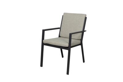 Qopps Izard dining tuinstoel mat royal grey Qopps Izard dining tuinstoel mat royal grey