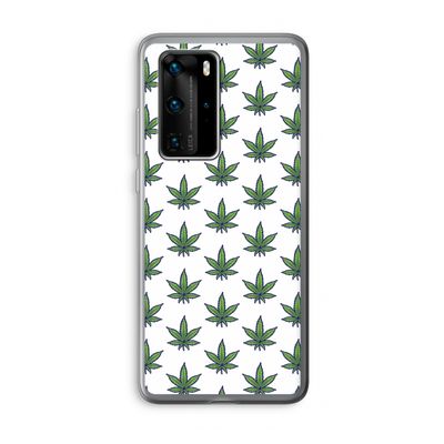 Weed: Huawei P40 Pro Transparant Hoesje