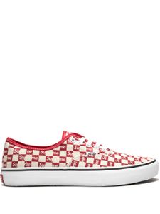 Vans x Supreme Authentic Pro baskets Supreme Checkered Red - Blanc