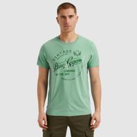 Pme Legend Ptss2504596 Single Jersey Package Print T-shirts 5149 Cameo Blue