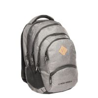 New Rebels ® BTS 4 schooltas met laptopvak grijs