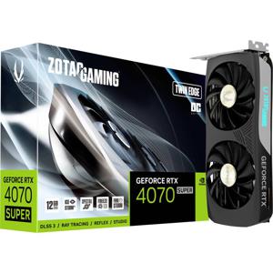 Zotac Nvidia GeForce RTX 4070 Super Videokaart Twin Edge OC 12 GB GDDR6X-RAM PCIe x16 DisplayPort, HDMI Overclocked