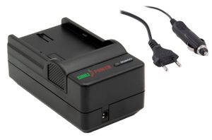 ChiliPower Sony NP-BK1 oplader - stopcontact en autolader