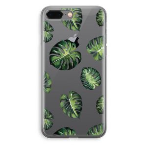 Tropische bladeren: iPhone 8 Plus Transparant Hoesje