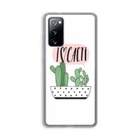 I love cacti: Samsung Galaxy S20 FE / S20 FE 5G Transparant Hoesje