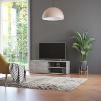 Tv-meubel 120x34x37 cm bewerkt hout betongrijs