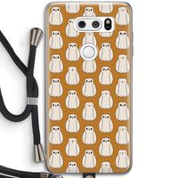 Uilen: LG V30 Transparant Hoesje met koord