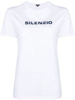 ASPESI t-shirt imprimé Silenzio - Blanc