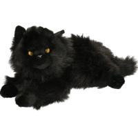 Carldick pluche Perzische kat/poes knuffel - zwart - 30 cm - katten speelgoed - thumbnail