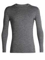 Icebreaker Merino 200 Oasis LS Crewe Thermoshirt Heren Gritstone HTHR XL