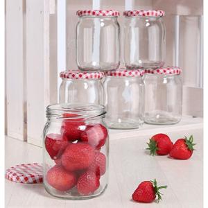 Weckpotten/inmaak potten - 24x - glas - 540 ml - metalen schroefdeksel