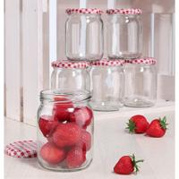 Weckpotten/inmaak potten - 24x - glas - 540 ml - metalen schroefdeksel