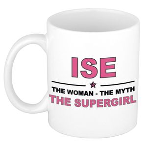 Ise The woman, The myth the supergirl cadeau koffie mok / thee beker 300 ml