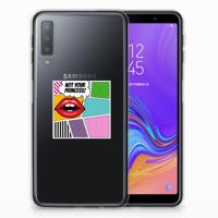 Samsung Galaxy A7 (2018) | Sillicone Back Cover | Popart Princess