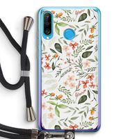Sweet little flowers: Huawei P30 Lite Transparant Hoesje met koord