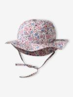 Pakje baby meisje katoen met bloemenprint ecru