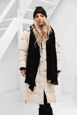 Malelions Knitted Muts & Sjaal Set Dames Zwart - Maat One Size - Kleur: Donkergroen | Soccerfanshop