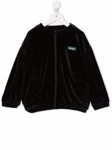 Kenzo Kids sweat zippé à logo imprimé - Noir