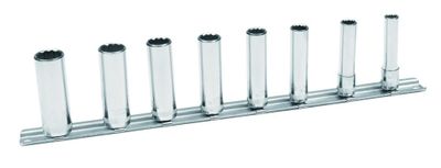 Bahco 1/4" dorp diep set op rail | 6708DMB