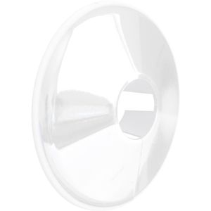 Buisrozet 15mm wit (10 Stuks)