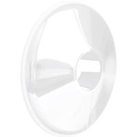 Buisrozet 15mm wit (10 Stuks) - thumbnail