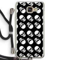 Musketon Skulls: Samsung Galaxy A5 (2016) Transparant Hoesje met koord
